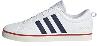 adidas VS Pace 2.0 Shoes, Zapatillas Unisex Adulto, FTWR White Dark Blue Better Scarlet, 46 2/3 EU