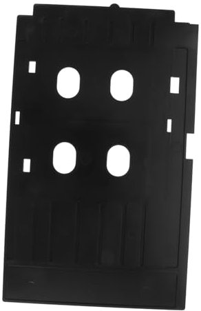 TOGEVAL Tablett Zur Kartenherstellung PVC-druckerfach PVC-kartenfach Kartendrucker-maschinenfach Kartenhalterfach Ausweisdrucker Kartendruckfach Fach Für Karten Kartendruckerfach Black