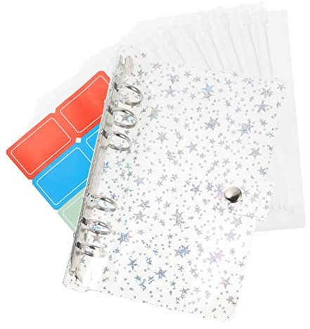 SHOWERORO Budget-ordner Mit Zipper-tasche Und Bargeldumschlägen Geld-sparen-organizer Für Sinnvolle Ausgabenplanung Passt in Rucksack Oder Tasche Praktisches Budget-management-tool