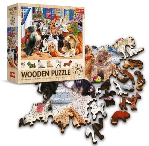 Holz Puzzle 1000 - Hunde