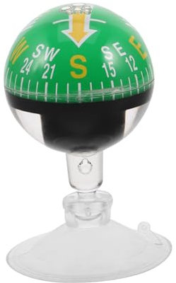 Alipis Kompass Für Auto Und Boot Mit Saugnapf Aus Kunststoff Für Armaturenbrett Outdoor-wanderungen Seenavigation Navigation Auto Boot