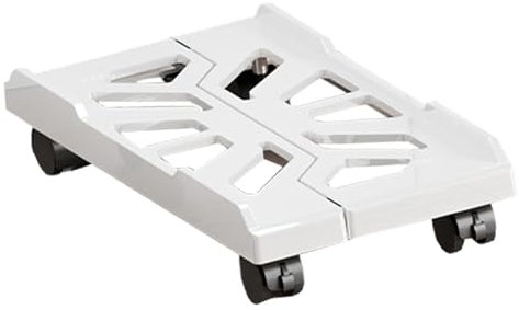 Support Tour PC - Support Tour Robuste À Roulettes, Support CPU Ventilé | Chariot En Métal Réglable En Hauteur Avec Roulettes Pour Poste De Travail Gaming, Bureau, Refroidissement, Ordinateur Portable