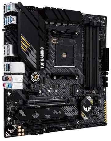 WLTDYZZLDN Fit for ASUS TUF Gaming B450M Pro S DDR4 4400 MHz 128 Go, M.2, HDMI 2.0B, Type C et USB 3.1 Gen 2 natif for Ordinateur de Bureau AM4 CPU Carte Mere