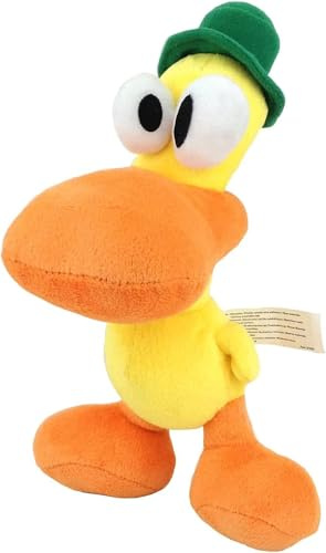 Lempefe Plüschtiere, Elly Pato Nina Sleepy Bird Loula Gefüllte weiche Puppen (Pato-Ente 23cm)
