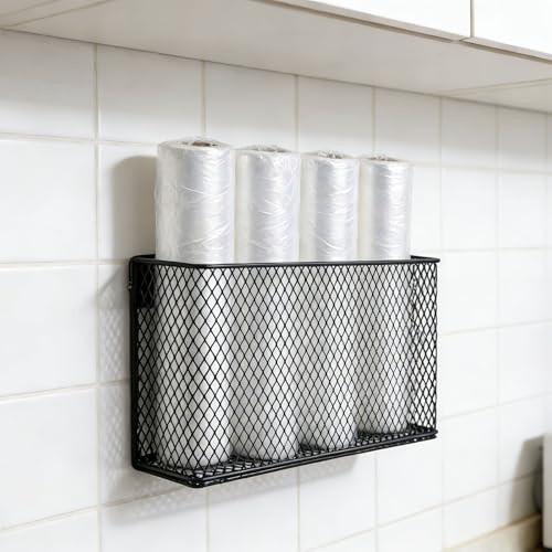 SZZHIYONG 1 Pcs Caja de Almacenamiento de Puerta, Cajas de Almacenamiento de Puerta de Cocina, Organizador Fregadero Adhesivo de Metal para Armario Baño Refrigerador.