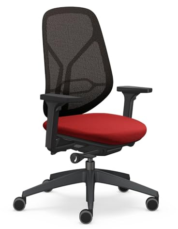 Sedus se:kit pro ergonomischer Bürostuhl mit Membranbespannung, Lordose, 3D Armlehnen, Sitz mit Tiefenverstellung, Höhenverstellbar 40-53cm, bis 150kg belastbar, Made in Germany