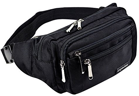 Oxpecker Taillentasche Regenbezug, wasserdichte Nierentasche für Männer und Frauen, Training auf Reisen Alltag Laufen Wandern Radfahren, Hüfttasche Verstellbarer Gürtel