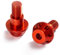 2x Stabilizzatori Contrappesi Moto Yamaha Bilancieri Pesetti Manubrio Rosso