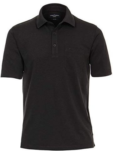 CASAMODA Polo-Shirt Uni Dunkelgrau XXL