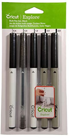 Cricut Explore Multi Pen Set, Schwarz