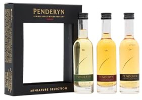 Penderyn - Single Malt Welsh Whisky 5cl x 3 46% ABV Miniature Gift Pack