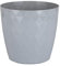 Home Garden Ornaments Grey Plant Pots Indoor 30cm Diameter – Round Plant Pot with Glossy Crystal Surface – Decorative Flower Pot – Plastic Flower Pots Outside (Ø30cm, Grey Crystal)