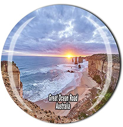 Great Ocean Road Australia Fridge Magnet Crystal Tourist Souvenir Gift Collection Refrigerator Magnetic Sticker