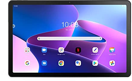 Lenovo Tab M10 Plus (3rd Gen) - Tablette Tactile 10.61 Pouces 2K (Processeur MediaTek Helio G80, 8Coeurs, 3 Go de RAM, 32 Go (eMCP, eMMC 5.1), Android 12, WiFi+Bluetooth) - Gris Foncé