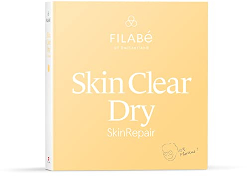 Skin Clear Dry – Zur Pflege von empfindlicher, trockener Haut mit Unreinheiten. Packung für 28 Tage. Vegan und ohne Zusatzstoffe – Swiss made by Filabé of Switzerland