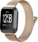 BRLYYO Kompatibel mit Fitbit Versa 2 Armband Armband/Versa Lite/Fitbit Versa 2/Fitbit Versa/Fitbit Versa Lite Edition Armband, Edelstahl Metall Ersatzband Armband