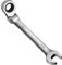 WISEUP Combination Spanner, CR-V Flex-Head Ratchet Spanner, 9mm Ratchet Spanner, Labor-Saving and Anti-Slip, Anti-Bending Hand Tools