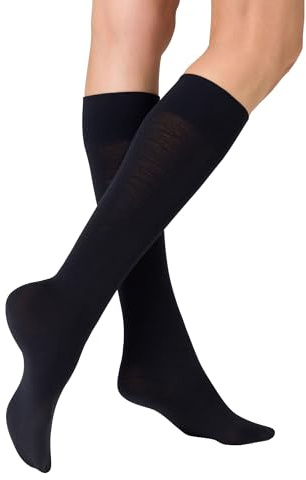 KUNERT Damen Kniestrümpfe Sensual Merino atmend 130 Den