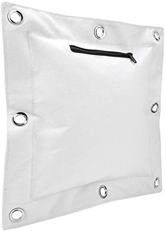 Cyrank Wing Chun Boxsack, Boxsack Wand Schlagpolster Wand, Wing Chun Kung Fu Sandsack, Wandhängender Canvas Boxsack Kick Striking Punch Bag Target mit Reißverschluss für Boxtraining Taekwondo(L)
