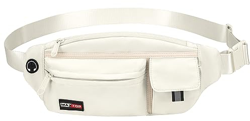 MAXTOP Bauchtasche Herren Damen Laufgürteltasche, modische Gürteltasche Hüfttasche wasserdicht, Reise Geldgürtel, Handyhalter für Yoga, Fitnessstudio, Joggen, Workout, Fitness, Training