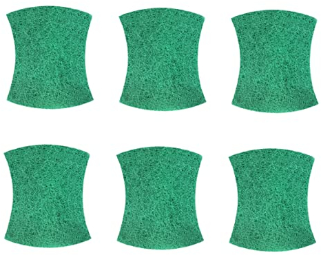 Mobestech 6 Pezzi Pagliette Spugne Per La Pulizia Lavaggio Delle Pentole Paglietta in Tessuto Per Lavare i Piatti Spugna Per La Pulizia Pastiglie Da Cucina Lavare i Panni Macchia Nylon Luffa