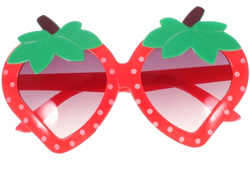 SOIMISS Erdbeer-, Retro, lustig, modisch, niedlich, Kostüm, Party, Brille, Mottoparty, Kostüme, Zubehör für Damen und Herren