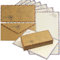 Briefpapier und Umschläge Vintage-Design (Set, 50 Stück) - Einseitig Bedruckt - Umschläge aus 120 g/m² Kraftpapier