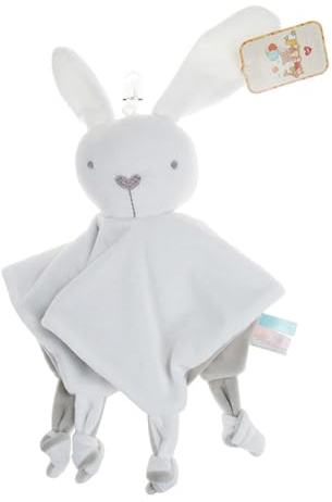 HEMOTON Beruhigendes Handtuch Sicherheitsdecke Für Kleinkinder Gefüllte Plüschdecke Tierische Plüschdecke Kleinkinddecke Kuscheldecke Für Neugeborene Plüschtiere Hase Backenzahn