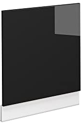 Vicco façade Fame-Line, Chêne Noir Brillant/Blanc, 60 cm, PT Marbre