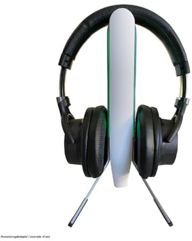 LC-Power HS-W Headset Ständer Beleuchteter RGB Gaming USB Hub Expander Creative Headset-Aufhänger USB-Halterung Headset Universal LC-HUB-HS-W