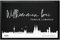 Fußmatte personalisiert Skyline Stadt Köln München Hamburg Frankfurt Dortmund UVM. bis 120cm | Türmatten Geschenk zum Einzug, Hausbau, Umzug & Einweihung (60x40cm)