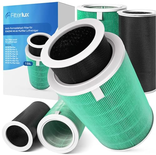AKTIVKOHLEFILTER FÜR DEN LUFTFILTER KOMPATIBEL MIT XIAOMI MI PURIFIER 2 PRO 2H 2S 2C 3C 3H FILTERLUX Hochwertiger Ersatzfilter Optimale Luftreinigung Effektive Filtration Von Staub Verschmutzungen