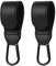 URAQT Ganci Passeggino 2 Pezzi, Nero Ganci per Passeggino Gancio per borsa della spesa, Gancio Passeggino Universale Sicuri Resistenti, Passeggino Accessori in Pelle, Antiscivol, Fino a 5 kg