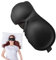 - Protection des yeux pour dormir, protection des yeux | Protection des yeux respirante pour le voyage - Protection des yeux douce et confortable - Bandeau contour des yeux pour dormir la nuit