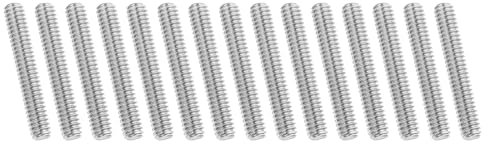 PATIKIL 1/4-20 UNC Asta Filettata Integrale Acciaio Inossidabile 304, 15pz Lungo 1.6 Vite Filettata Lunga Filettatura Destra Tutti Perni Asta Filettata per Bulloni Ancoraggio, U-Bolts