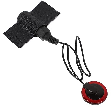 Kalimba Daumenklavier Tonabnehmer 1 Satz mit Kabel Schwarz | Piezo Mikrofon Wandler, Metall Abs Ausführung, zur Reduzierung Externer Störgeräusche, Einfach zu Bedienen