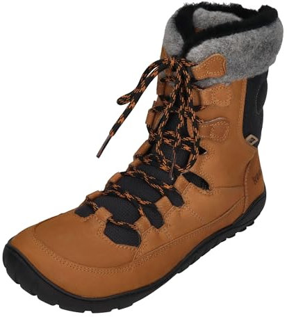 KOEL Damen Barefoot Stiefel Liam TEX Lambswool - Miel, Größe:40 EU