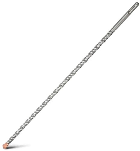HSAWBIT 16mm x 460mm LONG SDS MASONRY DRILL BIT, TUNGSTEN CARBIDE TIP SDS PLUS SHANK, FOR WALL STONE CONCRETE BRICK