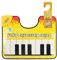 Gehanico Toiletten Fußmatten Toiletten Piano Matte Toilettenmatten für Den Boden Neuartiger Töpfchenteppich mit Klavierklang Creative Toe Tapping Musical Keyboard Toilettenvorleger (1 STK)