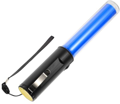 HOMSFOU Leuchtstab 26cm Wiederverwendbar Led Konzertstab Blau Schaumstoffstab Für Party Verkehr Dekoration