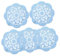 Uonlytech 5 Pièces Couvercle d ' évacuation d ' évier Anti - Blocage éviers de Cuisine évier de Cuisine Drain d ' évier crépine d ' évier Prise Bouchon d ' évier Tampon de Couverture de crépine Blue
