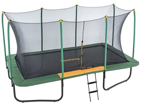 Bestway Trampolin Extreme Air 457 x 274 x 283 cm – Großes Gartentrampolin mit Sicherheitsnetz & Leiter, Robustes Outdoor Spielgerät für Kinder ab 6 Jahre, Komplettset