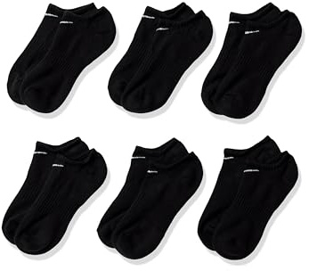 NIKE Men's Unisex Everyday Cushion No Show 6 Pair Band Socks