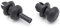 VVO Fasteners - 2 x Hutablagen-Clips - schwarz
