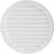 Ø 16 cm, copertura griglia di ventilazione, colore bianco, prese d'aria rotonde, griglia di ventilazione, zanzariera integrata, ventilazione HVAC, bianco 160 mm