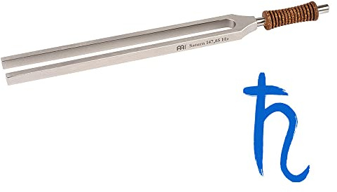 Sonic Energy Planeten Therapie Stimmgabel – Saturn 147,85 Hz / D3 – Für Meditation, Klangheilung, Entspannung – Inkl. Baumwolltasche (TTF-SA)