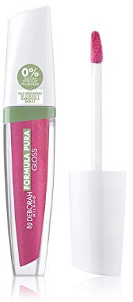 Deborah Gloss Fórmula Pura N.04 fucsia, sin parabenos, acabado extraucido, con una mezcla de aceites naturales con propiedades emolientes, calmantes, hidratantes y antiedad