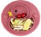 Assiettes à ventouse en silicone pour bébé, plats divisés pour tout-petits enfants auto-alimentés, passent au micro-ondes et au lave-vaisselle