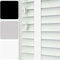 MTM Faux Wood Venetian Blind [Tapes, White 120cm Width x 120cm Drop]