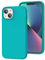 K TOMOTO Custodia Compatibile con iphone 13, Protezione Contro le Cadute Antigraffio Antiurto in Silicone Liquido Anti-Impronte con Fodera in Microfibra per iphone 13 da 6,1 Pollici 2021, Verde Acqua